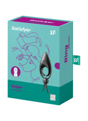 Cockring vibrant USB silicone réglable Sniper Satisfyer - CC597854